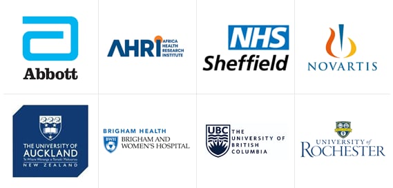 Logos of clinical trial partners